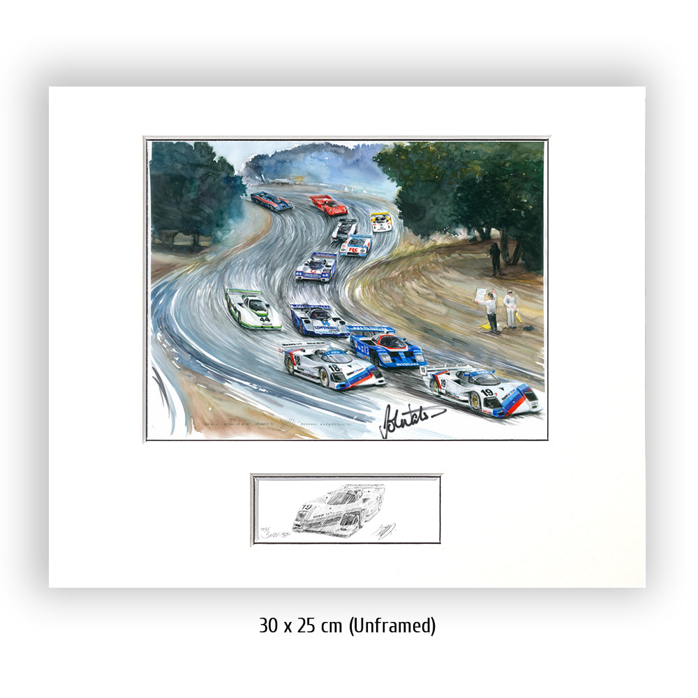 #0582 Voiture de course BMW GTP 1986, Laguna Seca