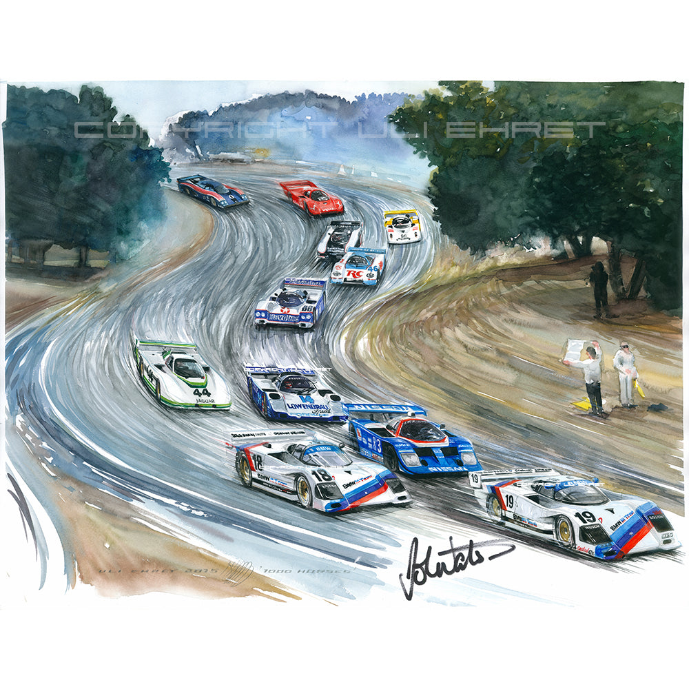 #0582 Voiture de course BMW GTP 1986, Laguna Seca