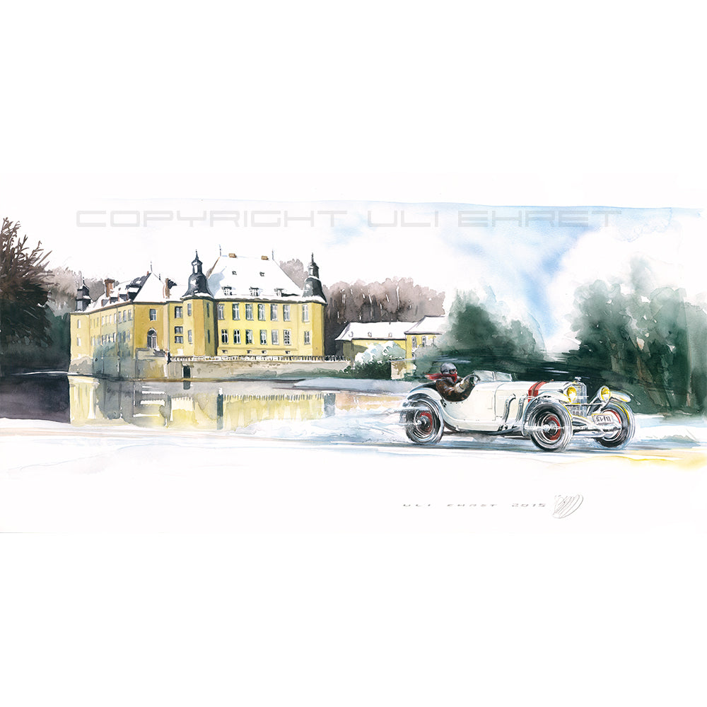 #0583 Mercedes SSK, château de Dyck