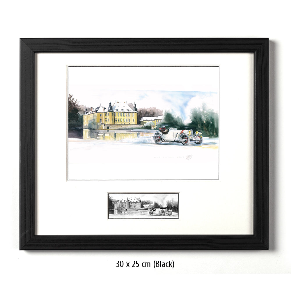 #0583 Mercedes SSK, château de Dyck