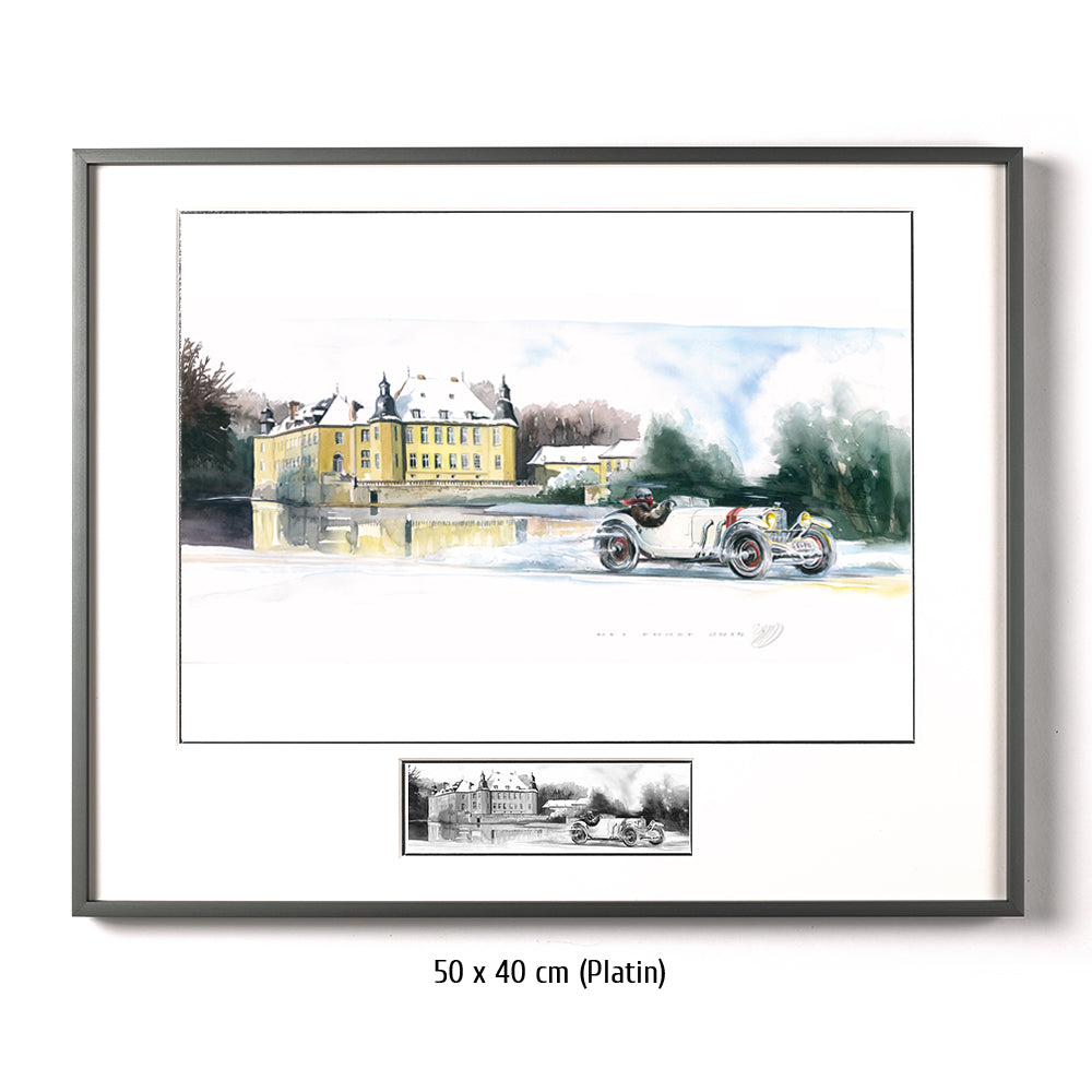 #0583 Mercedes SSK, château de Dyck