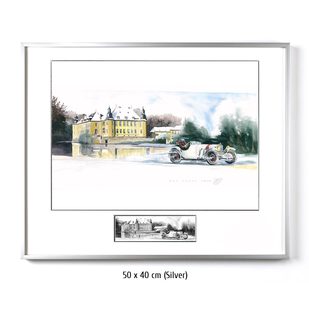#0583 Mercedes SSK, château de Dyck