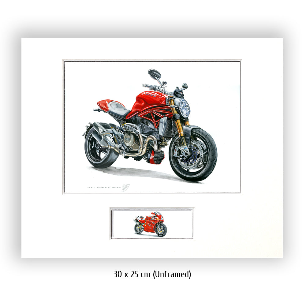 #0595 Monstre Ducati, Rouge