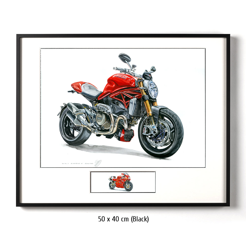 #0595 Monstre Ducati, Rouge