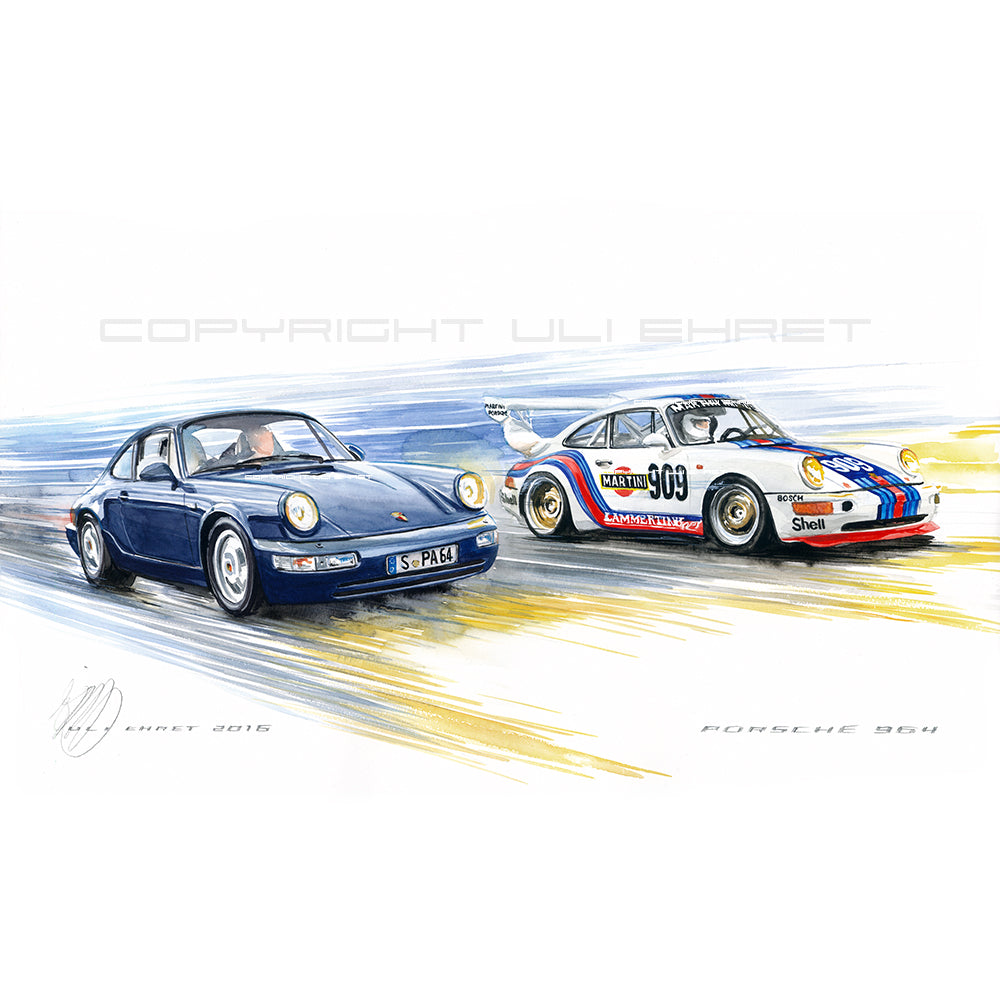#0602 Porsche 964 RSR 3.8 Martini & 964 Carrera
