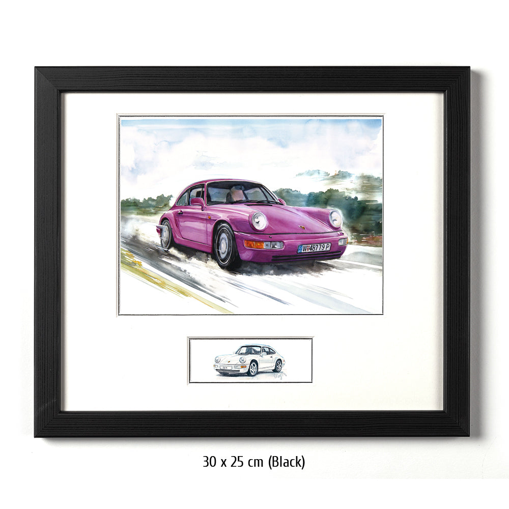 #0622 Porsche 964 rose