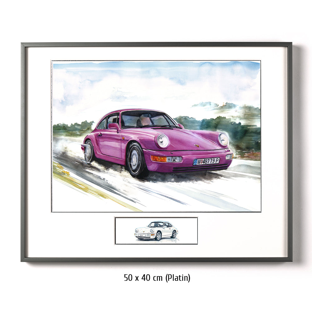 #0622 Porsche 964 rose