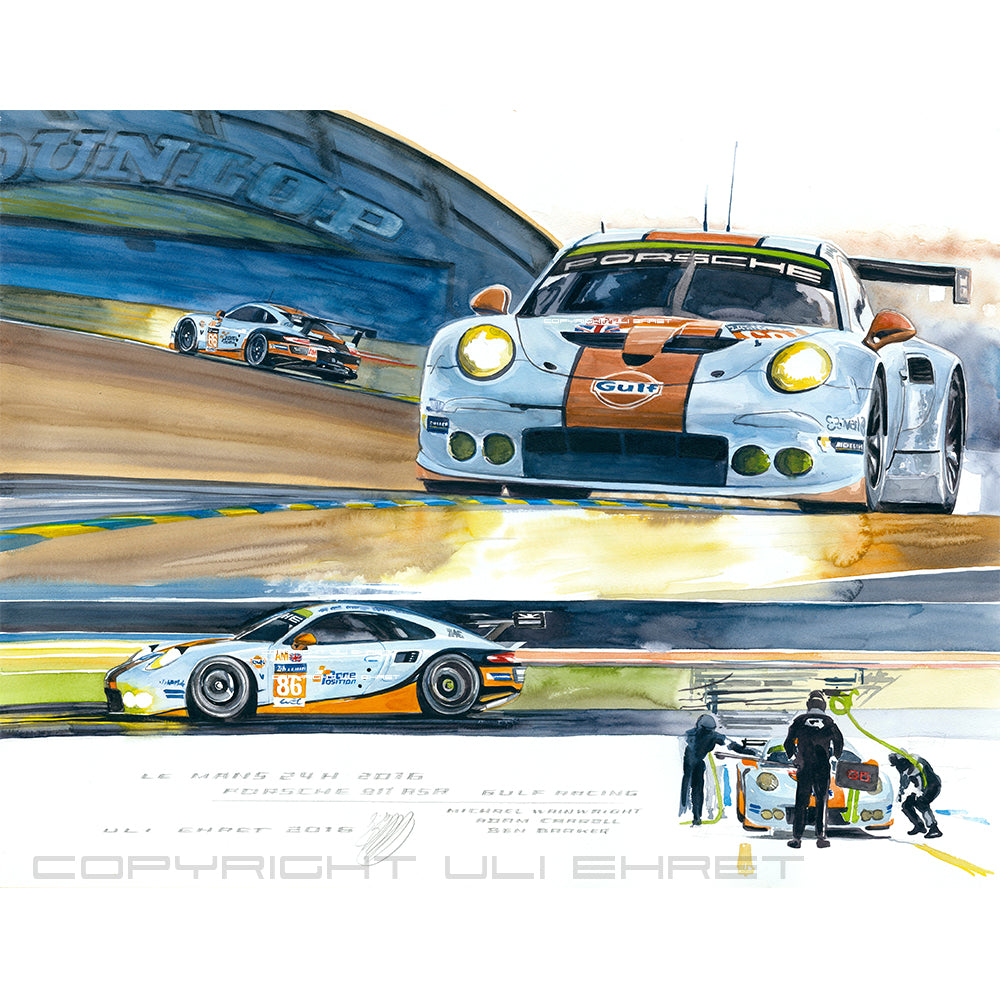 #0626 Porsche 911 RSR, équipe Gulf Racing