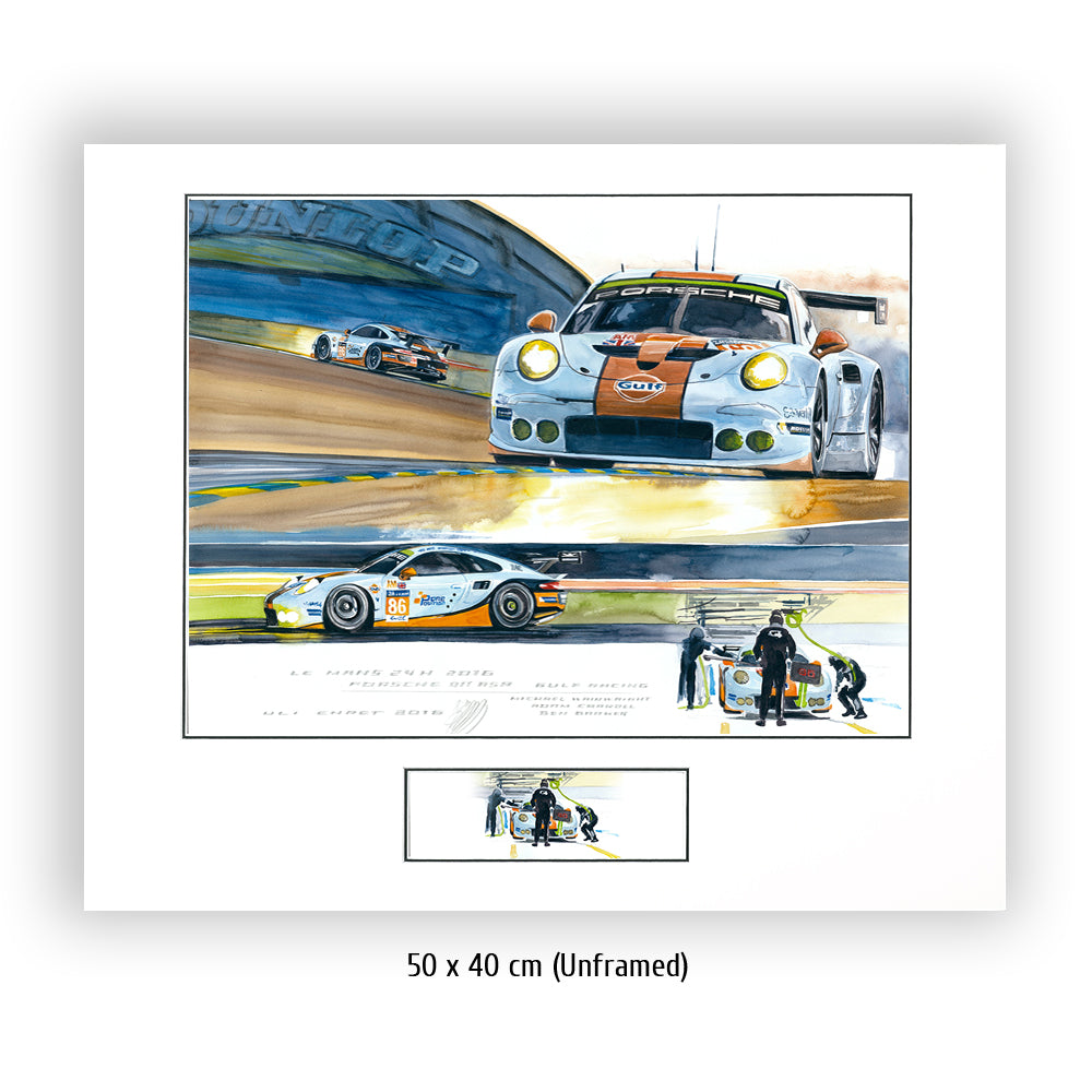 #0626 Porsche 911 RSR, équipe Gulf Racing
