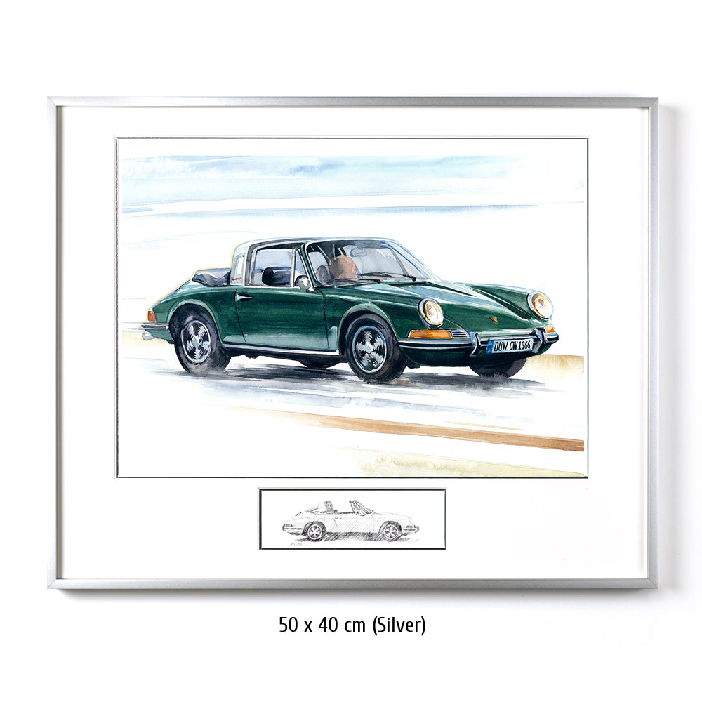 #0648A Porsche 911 - Modèle original Targa