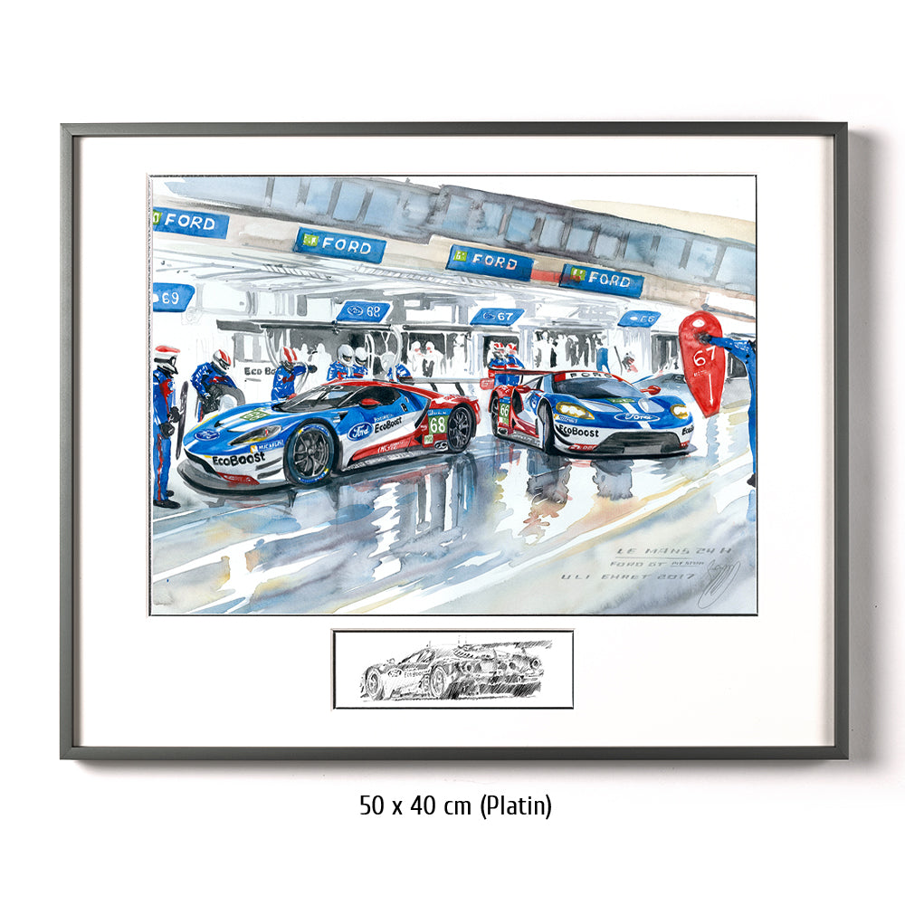 #0683 Arrêt au stand Ford GT50