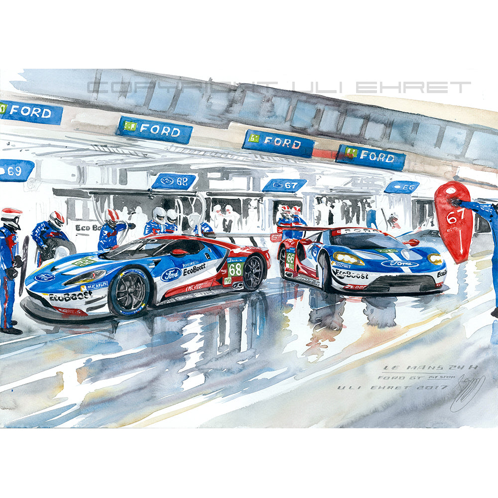 #0683 Arrêt au stand Ford GT50