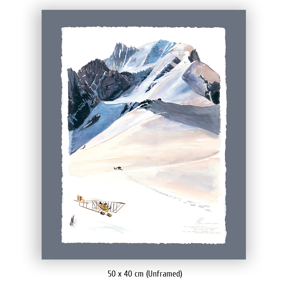 #0773 >> L ́ Aterissage sur le sommet du Montblanc <<