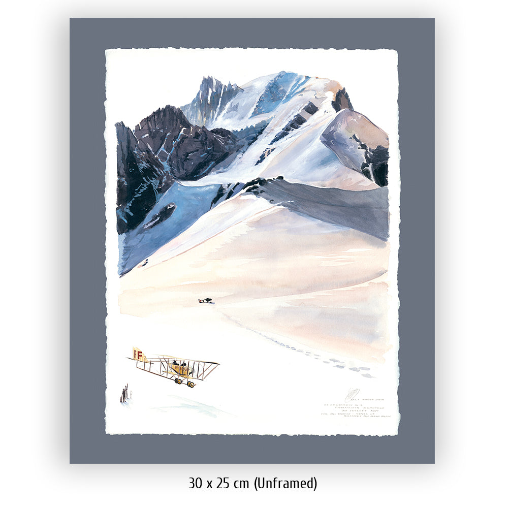 #0773 >> L ́ Aterissage sur le sommet du Montblanc <<