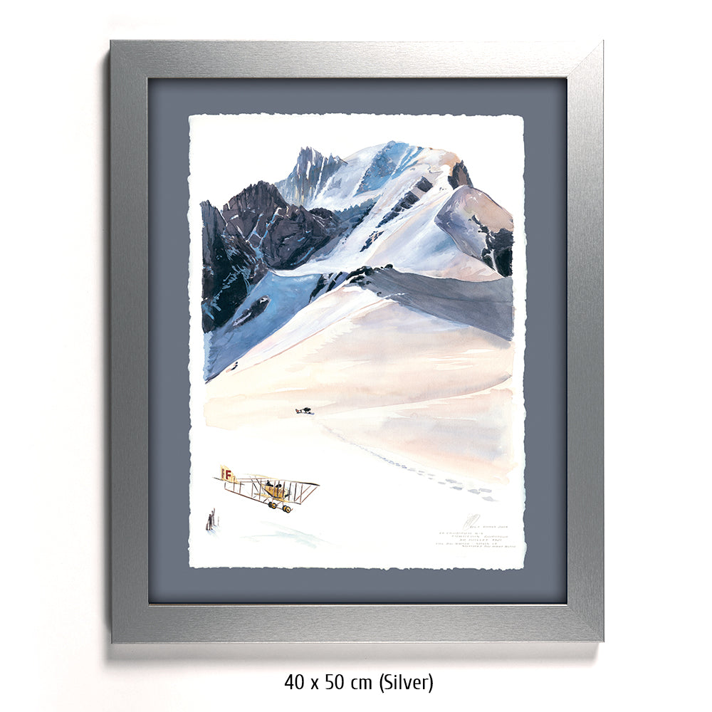 #0773 >> L ́ Aterissage sur le sommet du Montblanc <<