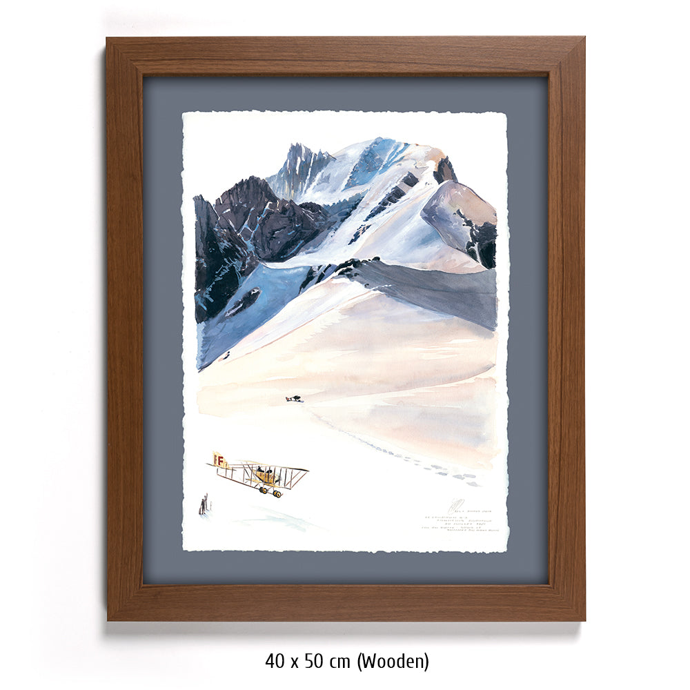 #0773 >> L ́ Aterissage sur le sommet du Montblanc <<