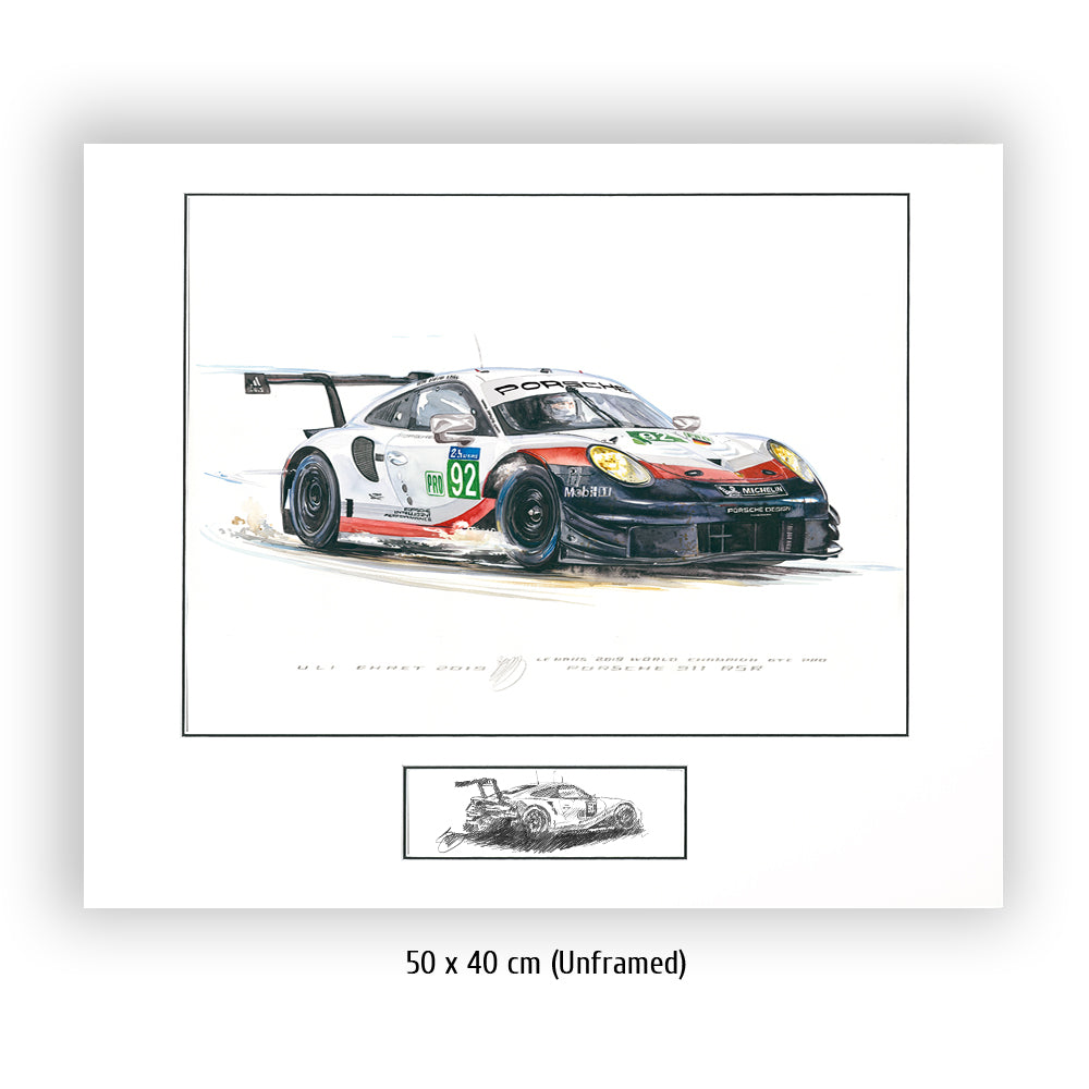 #0804 B "Porsche 911 RSR #92"