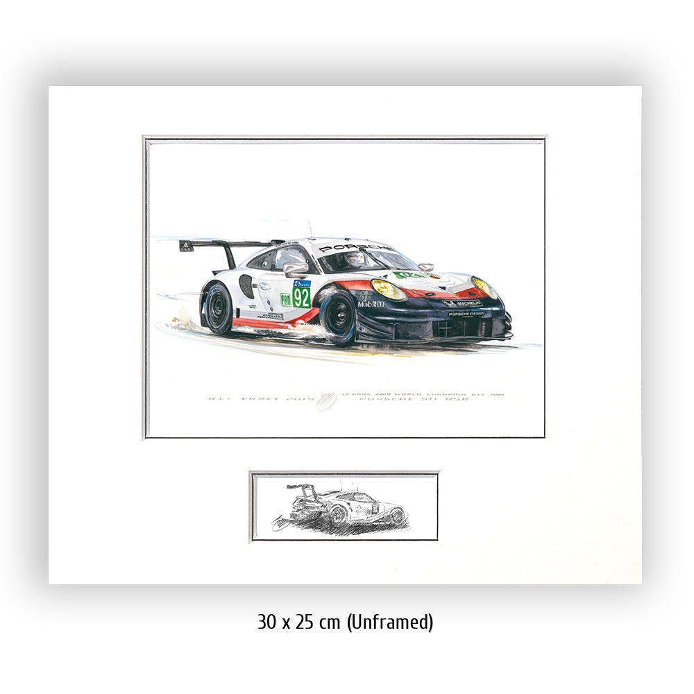 #0804 B "Porsche 911 RSR #92"