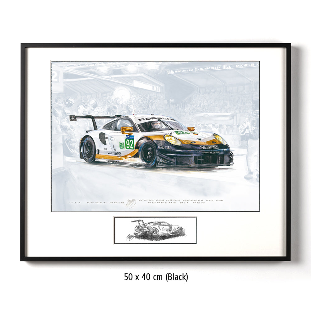 #0804 J "Porsche 911 RSR #92 or"