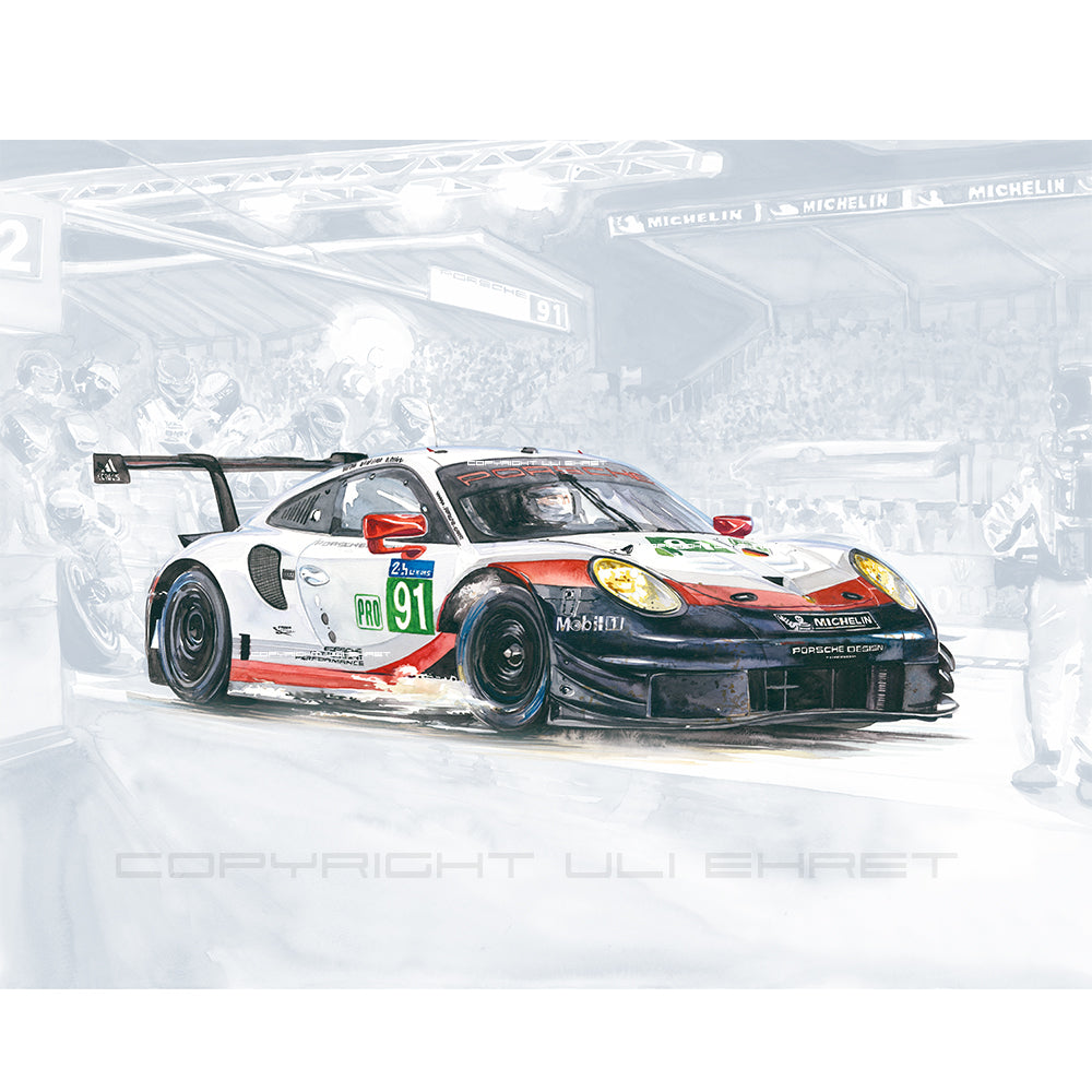 #0804 Une « Porsche 911 RSR #91 »