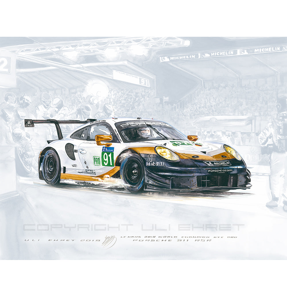 #0804 i "Porsche 911 RSR #91 or"