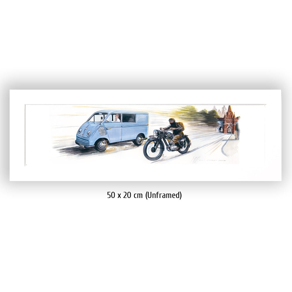 #0816 Camion express DKW et moto DKW