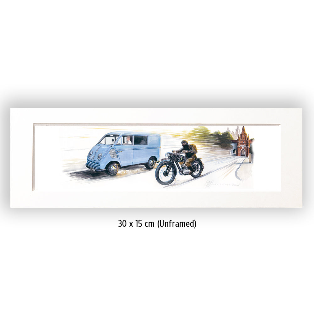 #0816 Camion express DKW et moto DKW