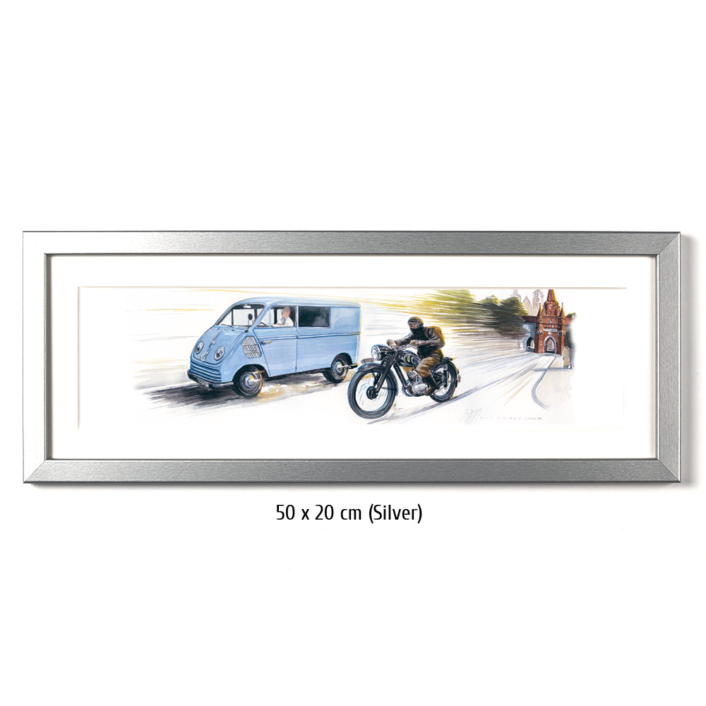 #0816 Camion express DKW et moto DKW
