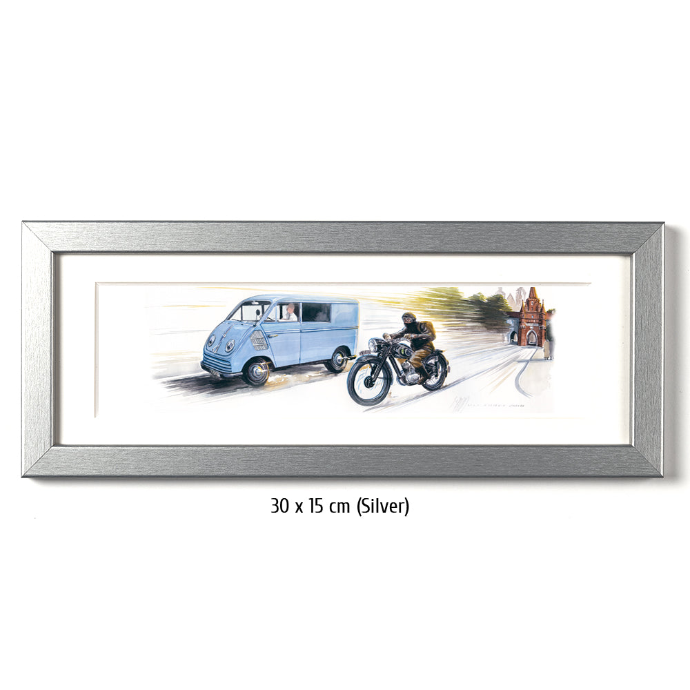 #0816 Camion express DKW et moto DKW