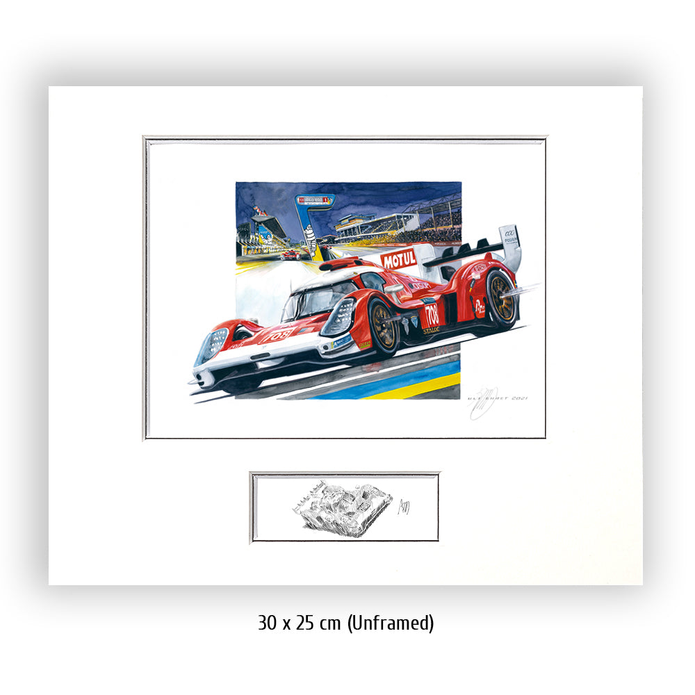 #0973 F 'Glickenhaus #708 aux 24H du Mans'