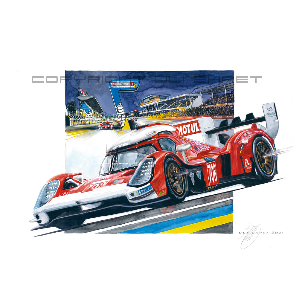 #0973 F 'Glickenhaus #708 aux 24H du Mans'