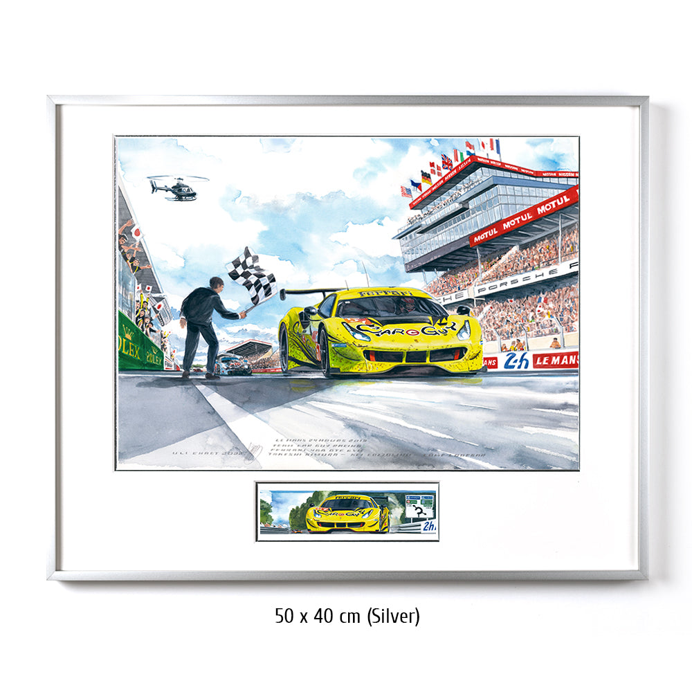 #1073 Voiture Guy Ferrari 488 GTE Evo, 2019