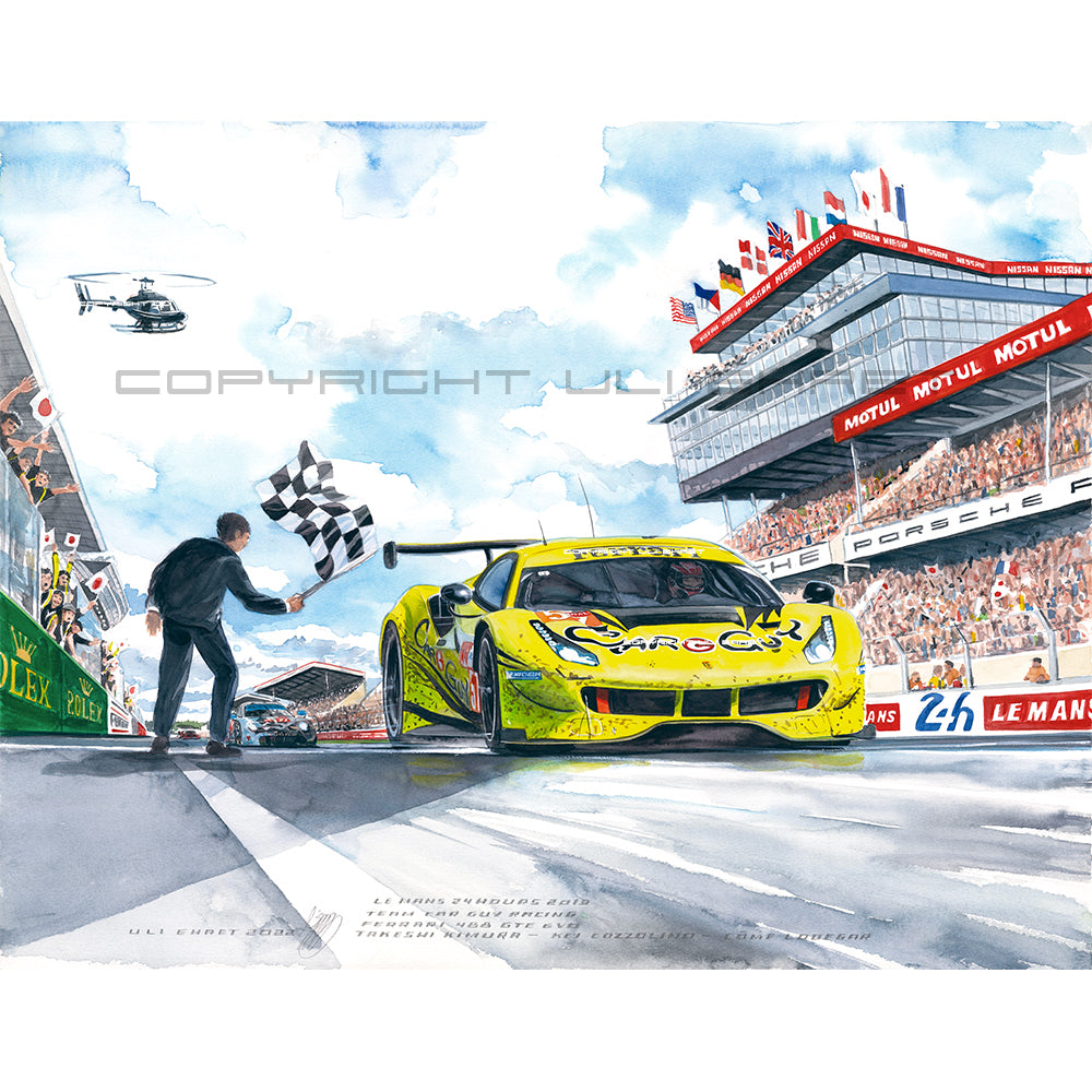 #1073 Voiture Guy Ferrari 488 GTE Evo, 2019