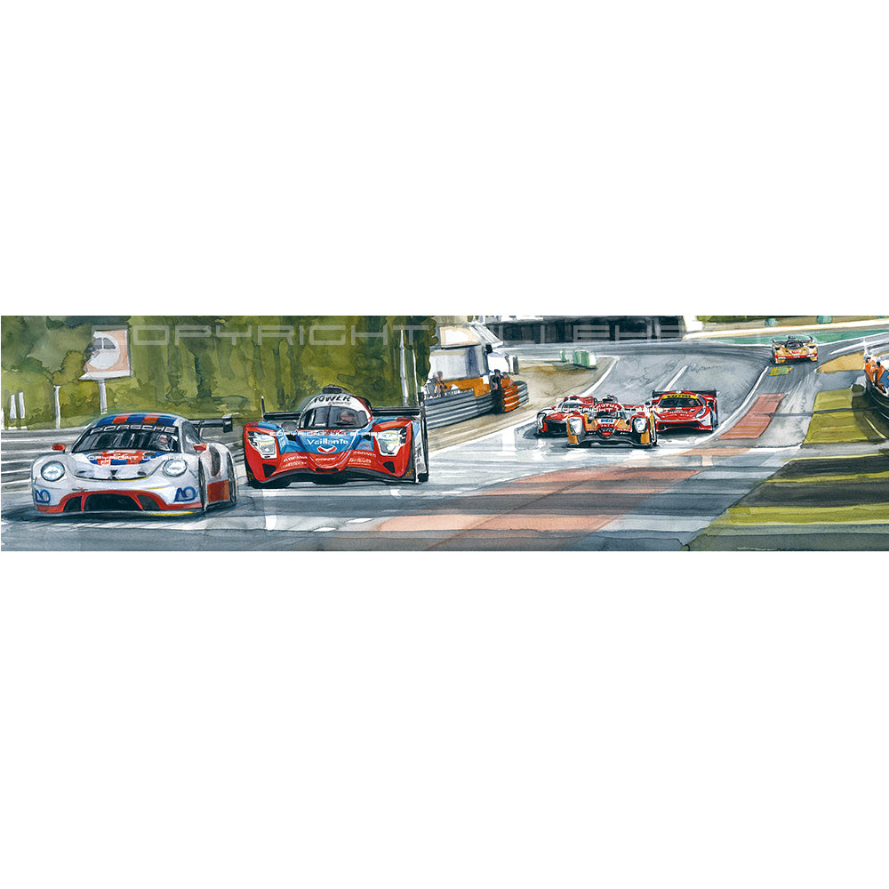 #1114D Porsche 911 RSR #56 Projet d'équipe 1