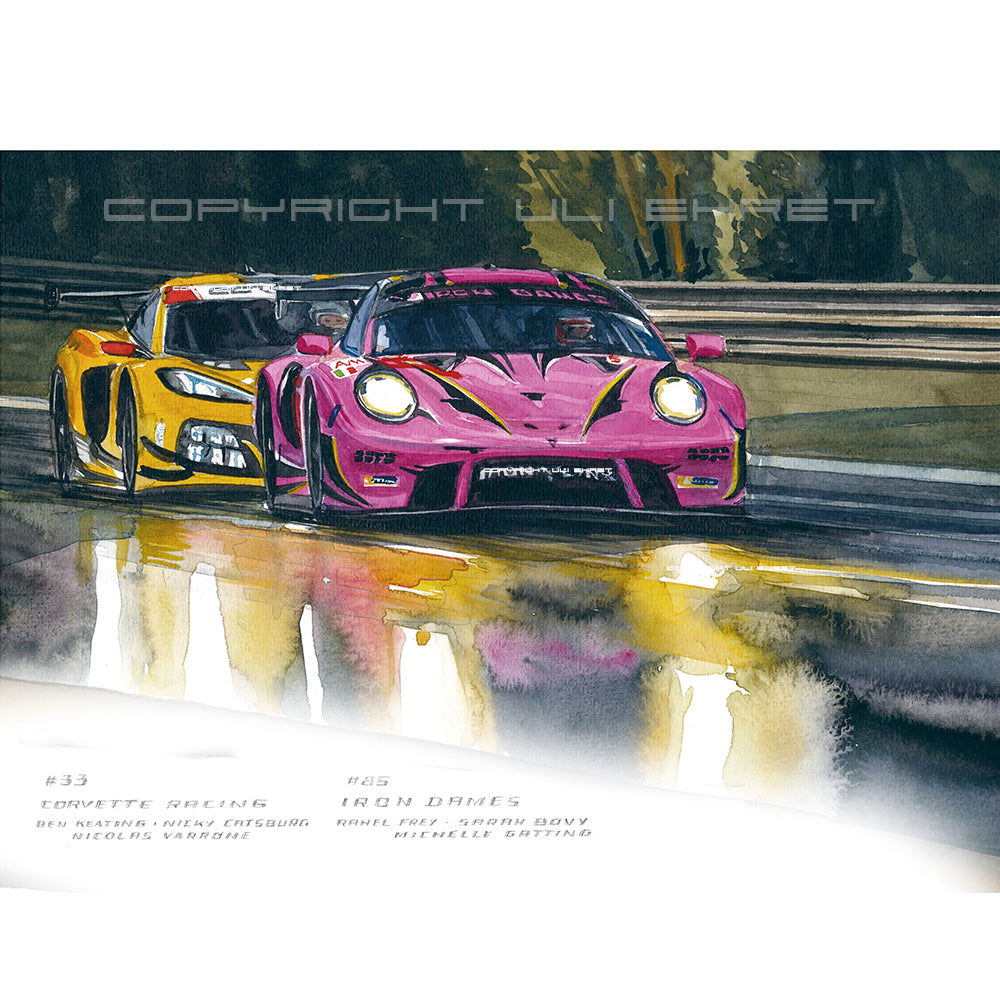 #1115A La Porsche 911 RSR d'Iron Dame