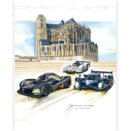 #0986 E  'Peugeot au Mans'