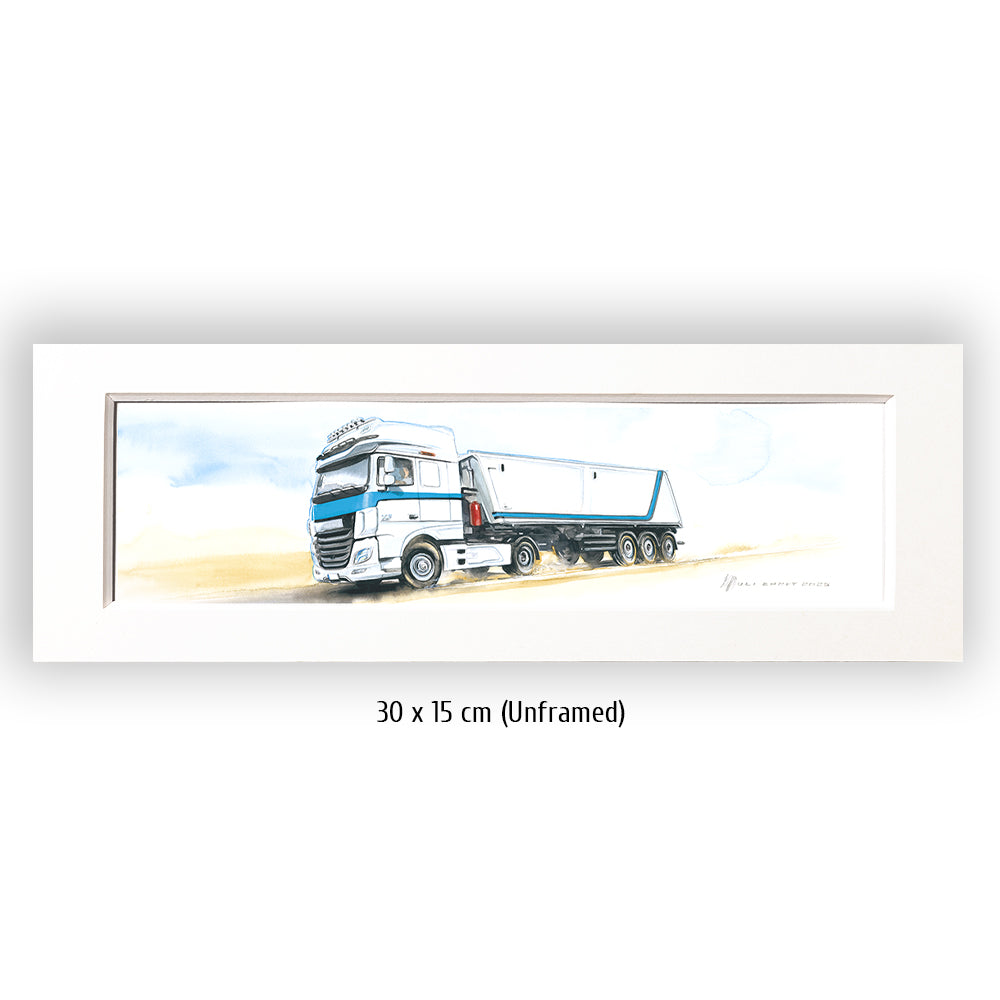 #1352 « Camion benne DAF »