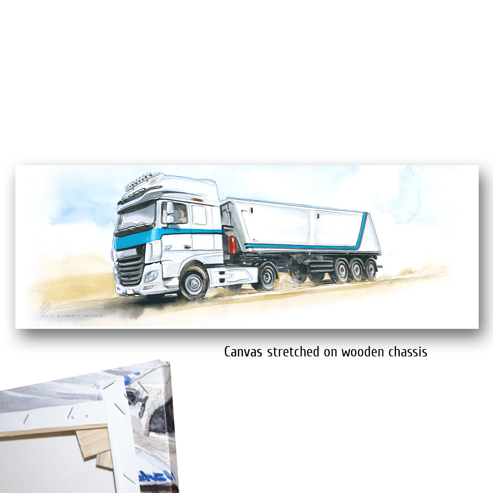 #1352 « Camion benne DAF »