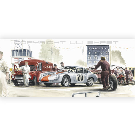 #0426XS 'La veille de la course', Porsche 356 Abarth GTL