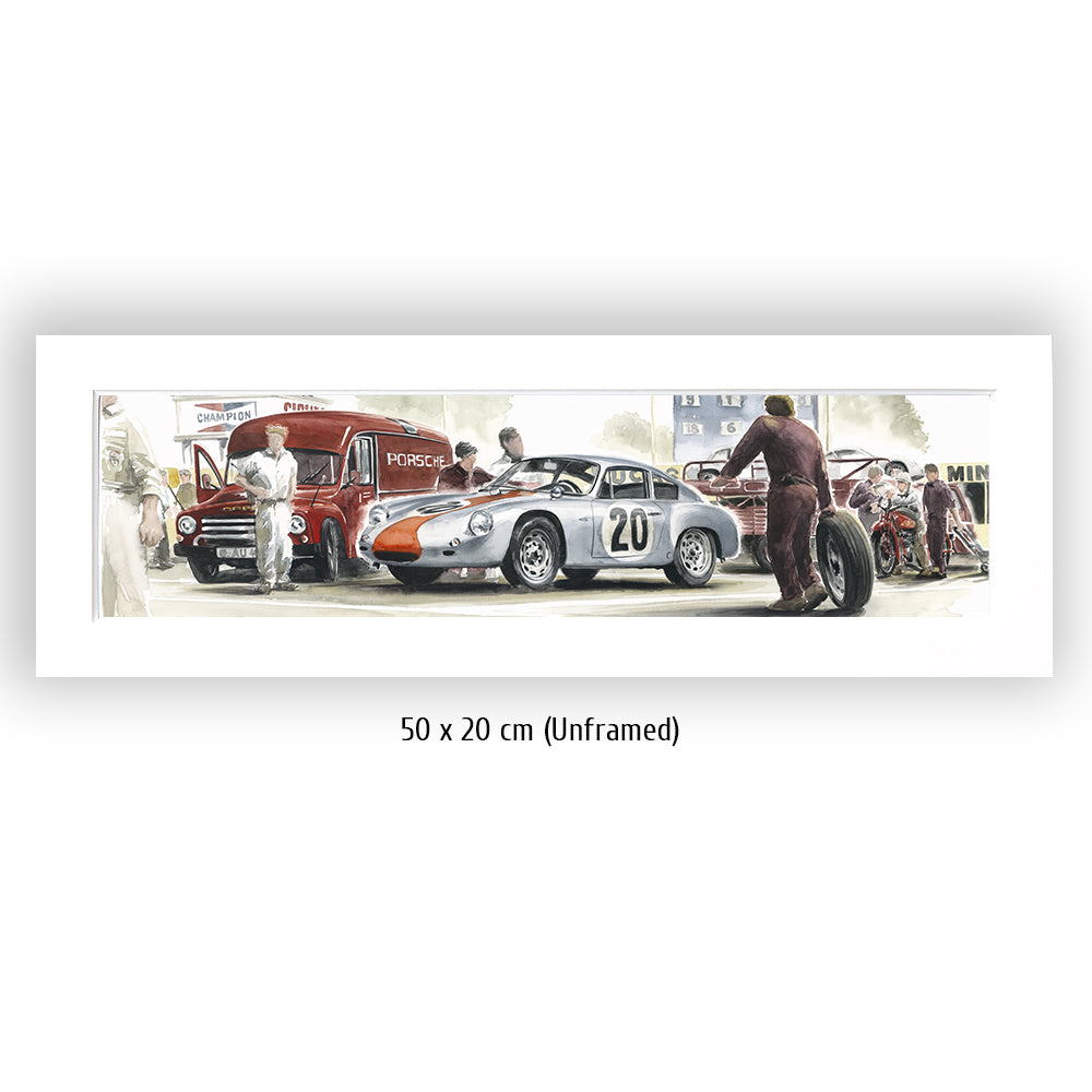 #0426XS 'La veille de la course', Porsche 356 Abarth GTL