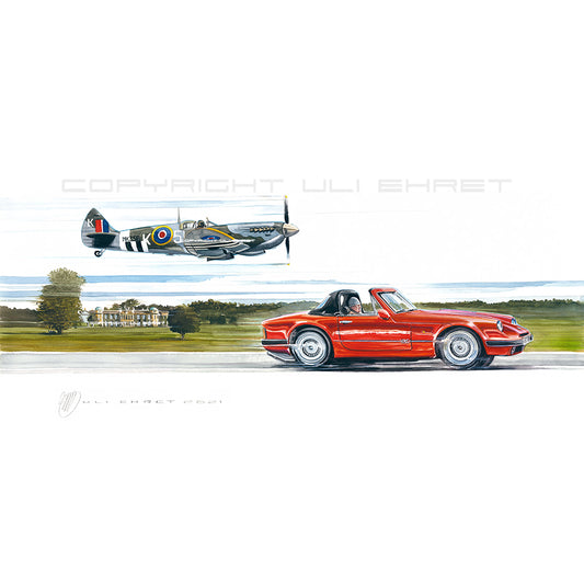 #1002 'TVR V8 S, Supermarine Spitfire'