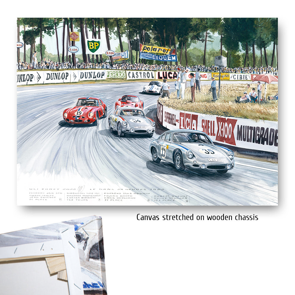 #1011 Ferrari 250 GTO &amp; Porsche Abarth GTL aux 24H du Mans 1962 