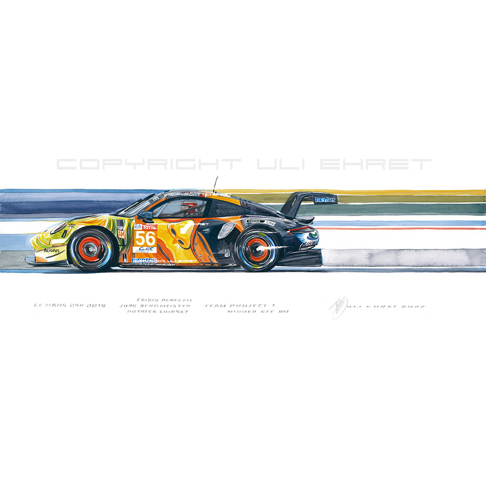 #1050 Porsche 911 RSR GTE AM, Projet d'équipe 1