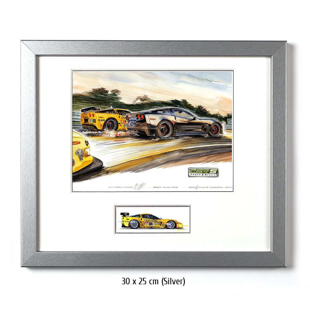 #0159 Corvette C6RS Pratt &amp; Miller voiture de sport en édition limitée, 'Born to be wild'