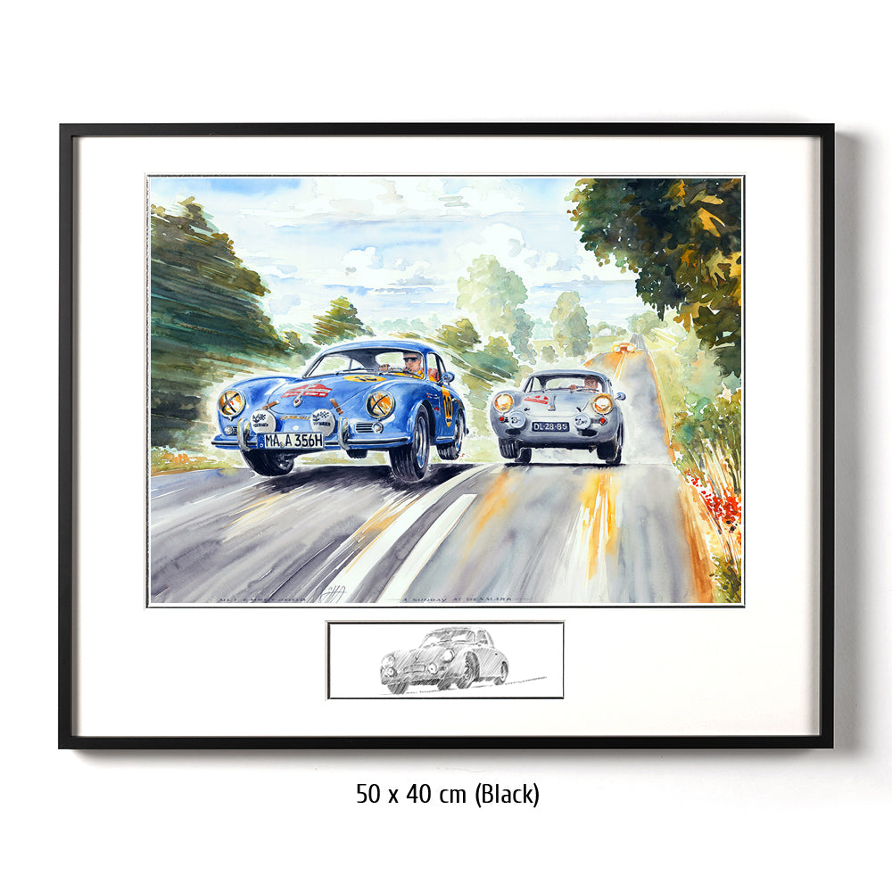 #0187 Porsche 356A, 'Un dimanche au Danemark' 