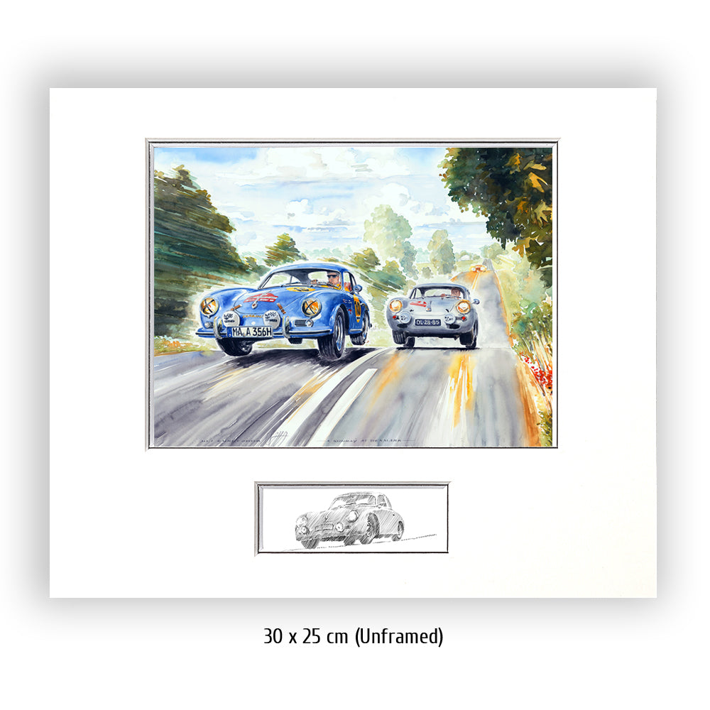 #0187 Porsche 356A, 'Un dimanche au Danemark' 