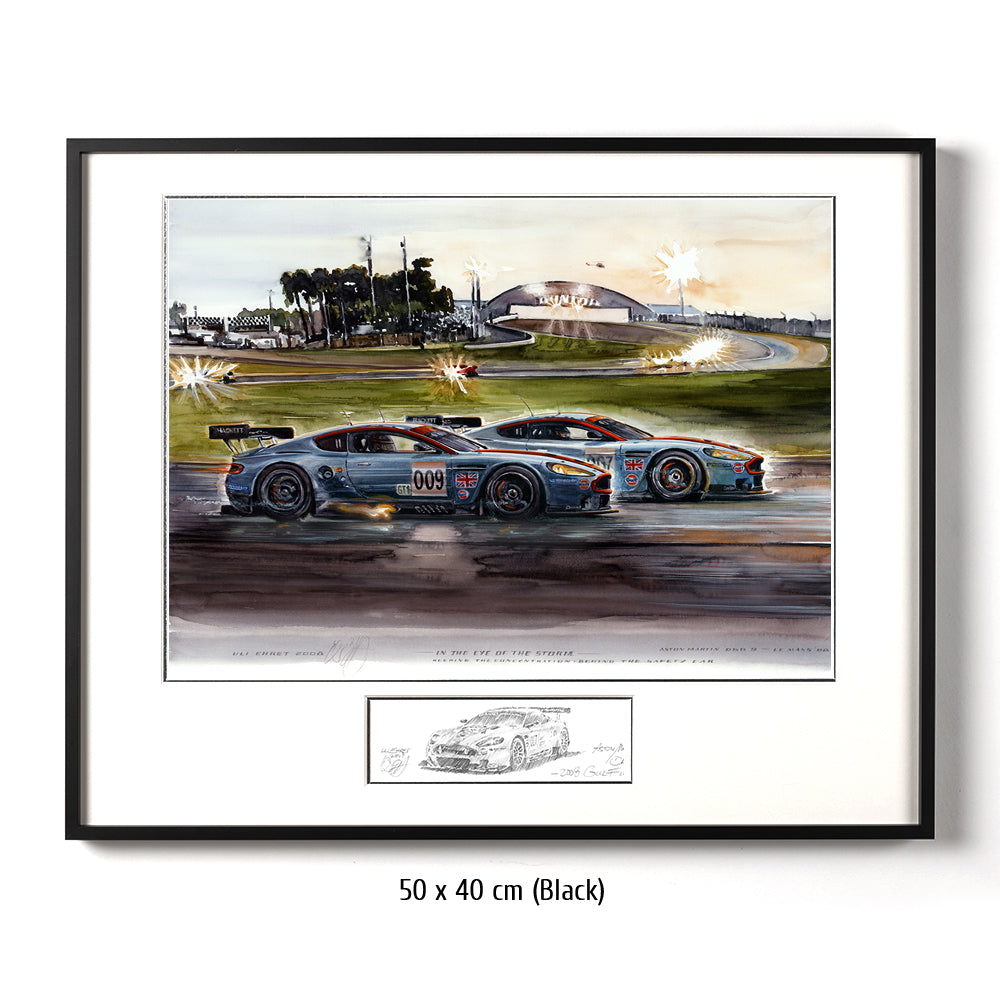 #0190 Aston Martin DBR9, "Dans l'oeil du cyclone"