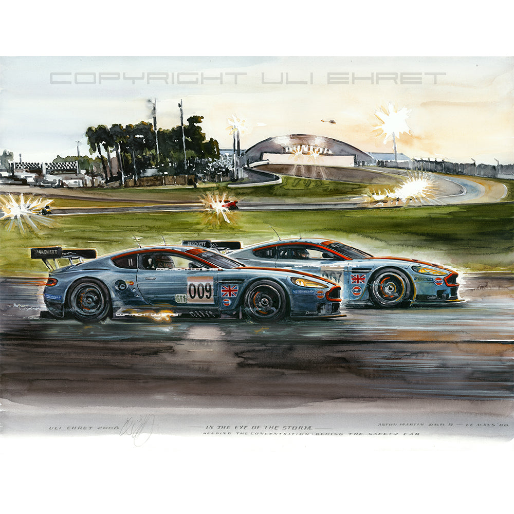 #0190 Aston Martin DBR9, "Dans l'oeil du cyclone"
