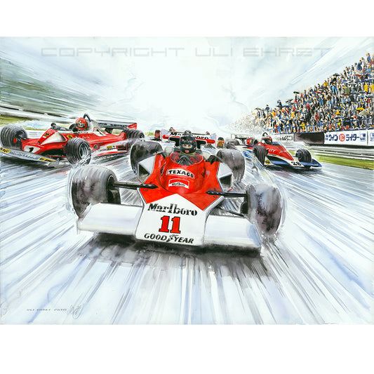 #0282 Chasse - Lauda 'Confrontation à Fuji 1976' 