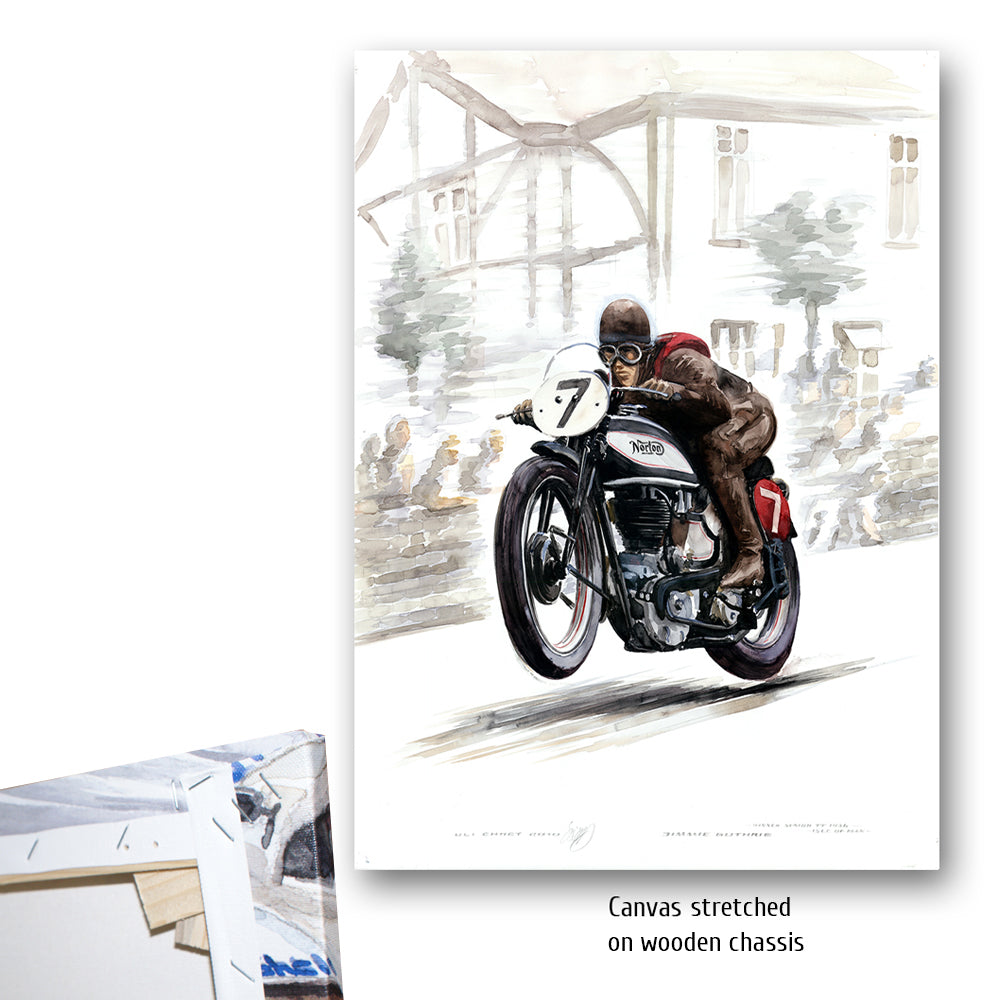#0296 Norton Motorbike, Jimmie Guthrie, vainqueur Île de Man 1937 